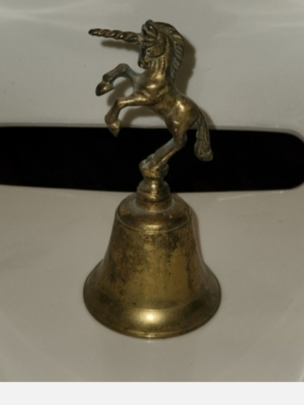 Brass Unicorn Hand Bell